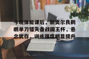 关于今晚体能课后，新奥尔良鹈鹕单刀错失备战国王杯，悬念犹存，训练强度明显提升的信息-kaiyun